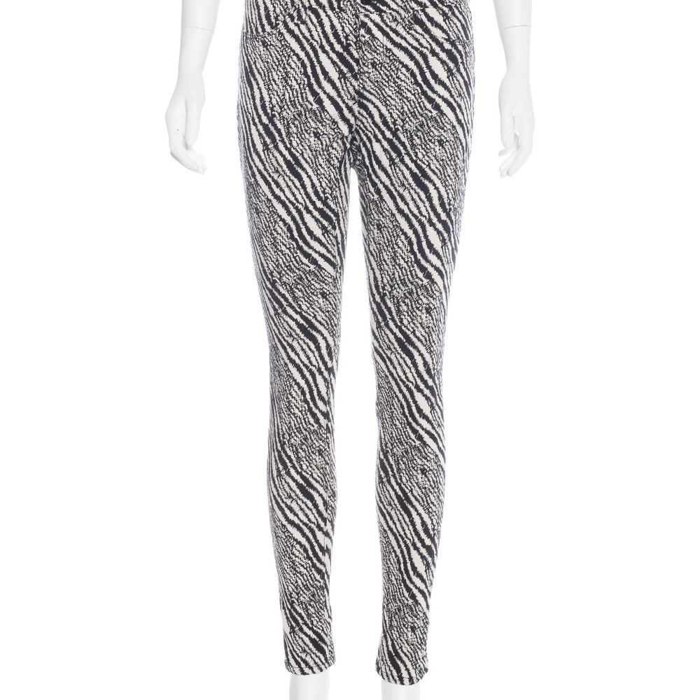 J Brand Mid-Rise Womens Zebra Skinny Stretch Jeans - Picture 5 of 7